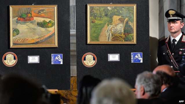 Stolen Paul Gauguin Painting Recovered From House of Retired Fiat Employee 1 Stolen Paul Gauguin Painting Recovered From Home of Retired Fiat Employee