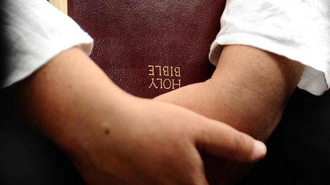 Bible taken from elementary student during silent reading time