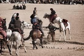 Asian sport of Buzkashi