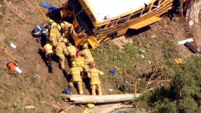 California School Bus Crash Injures 12 1 California