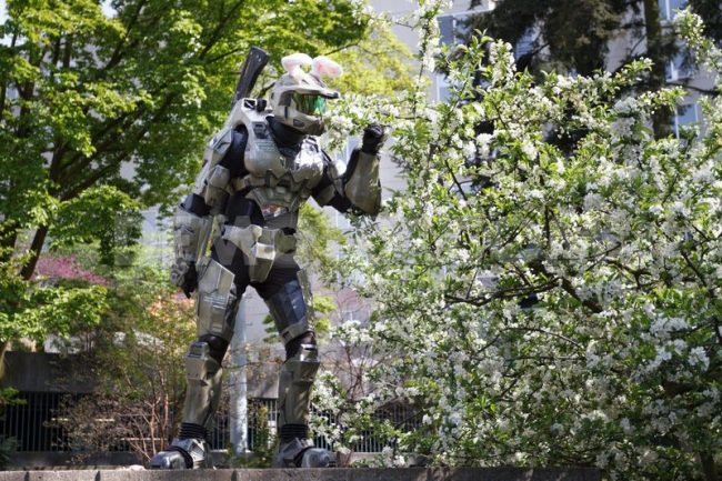Experiencing Sakura Con 2014 on 420 Easter Weekend 5 Halo Bunny Master Chief Sakura Con Easter 420 Weekend