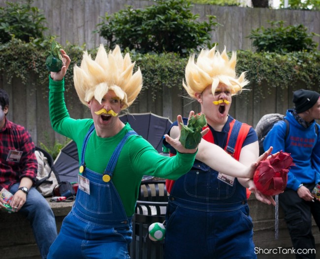 Experiencing Sakura Con 2014 on 420 Easter Weekend 3 Super Sayian Mario and Luigi Sakura Con 2014