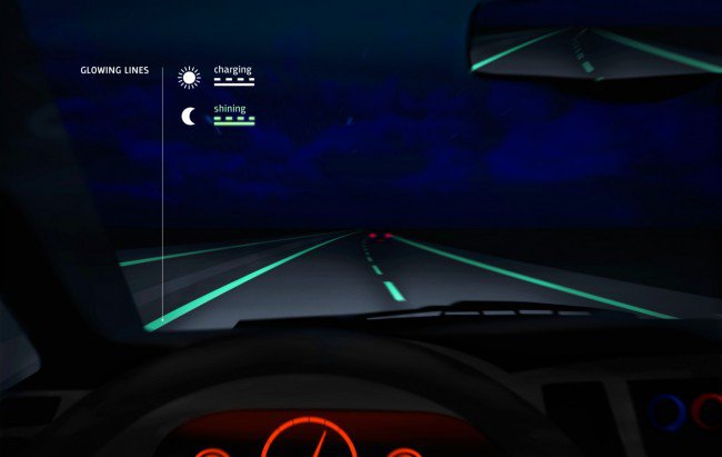 Glow-in-the-Dark Roads Inaugurated in the Netherlands netherlands