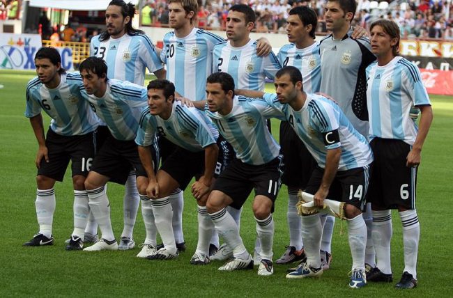 Argentijnse voetbalwedstrijd