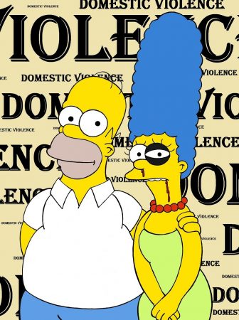 Disney and Marge Simpson