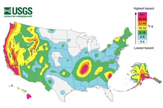 New Maps Show Most of U.S. at Higher Risk for Earthquakes Earthquakes