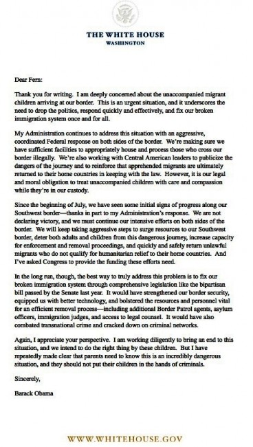 President Recognizes GLV Journalist President Obama