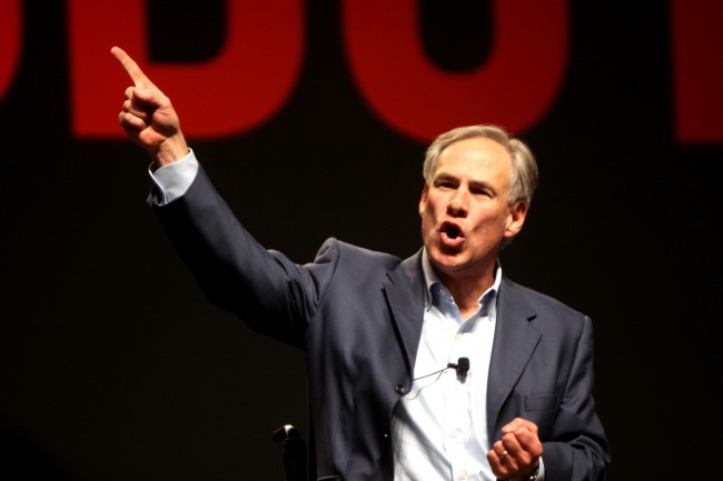 Greg Abbott Says Same Sex Marriage Encourages Out-of-Wedlock Births Abbott