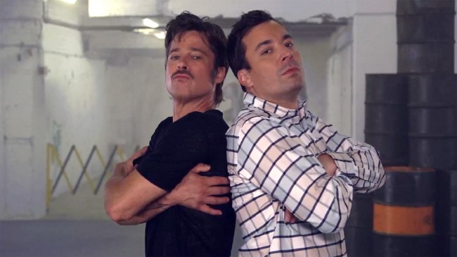 Jimmy Fallon, Brad Pitt