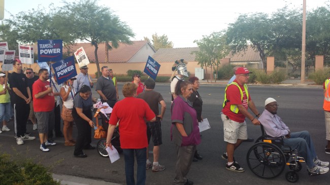 Las Vegas Station Casino Union Fight Protests Continue Las Vegas