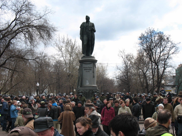 Russia on the March Against Putin russia