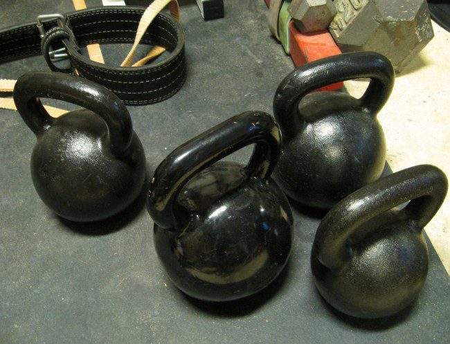 kettlebells