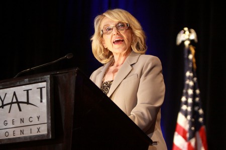 Jan Brewer Clears Trump's Blurred Lines on Crime Brewer