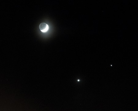 Convergence of Venus and Jupiter on June 30 Jupiter