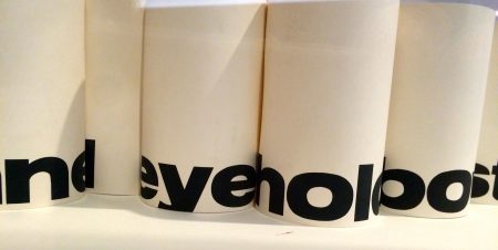 Concrete Poetry Words Form Art at Getty Concrete Poetry