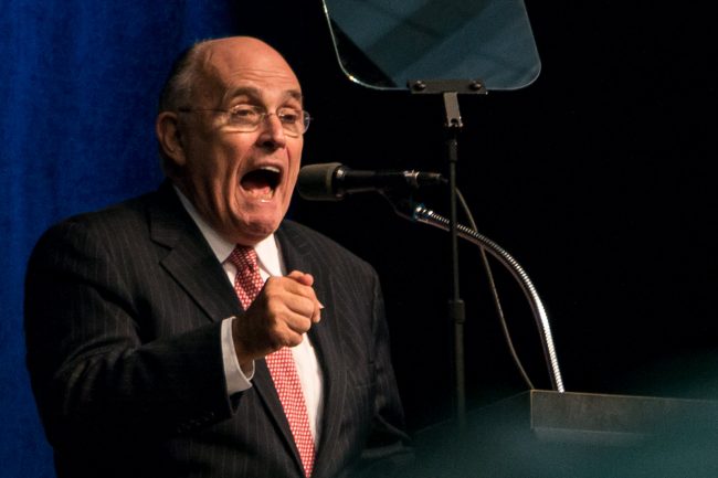 Rudy Giuliani in Hospital for COVID After Possibly Infecting Hundreds Giuliani