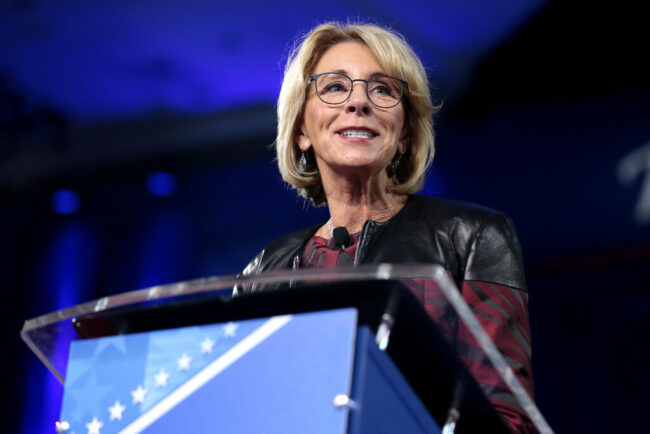Betsy DeVos Proves Lying Is the First Defense of Guilty Billionaires DeVos