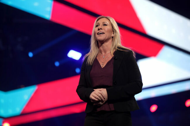 Marjorie Taylor Greene Is Proof Evil Robots Have Taken Control of GOP Greene