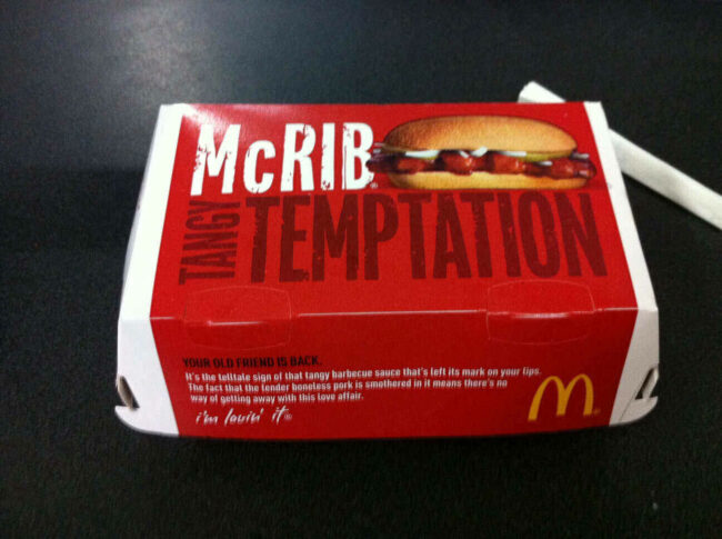 The McRib Is Back
